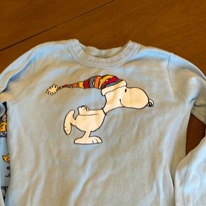 Hanna Andersson Snoopy Pajama Set- Size 10
